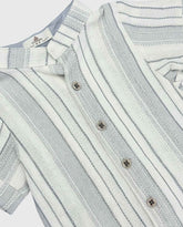 Conjunto Bermuda Bolsillos Rayas Bebe Diseño